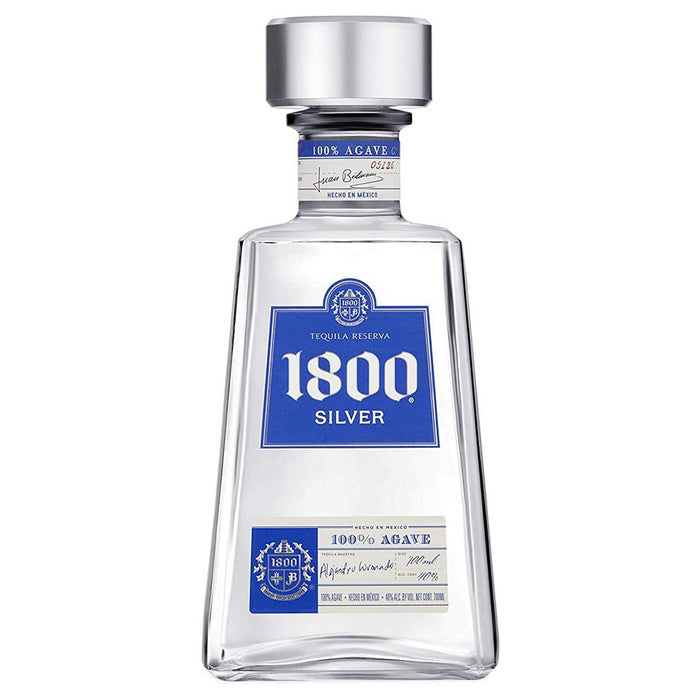 bottle of 1800 silver tequila reserva