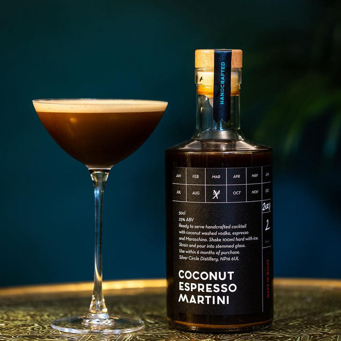 Silver Circle Distillery Coconut Espresso Martini 50cl 23% ABV