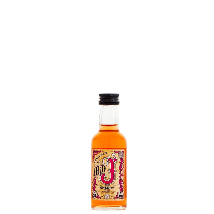 Old J Spiced Rum Cherry 5cl Miniature 35% ABV