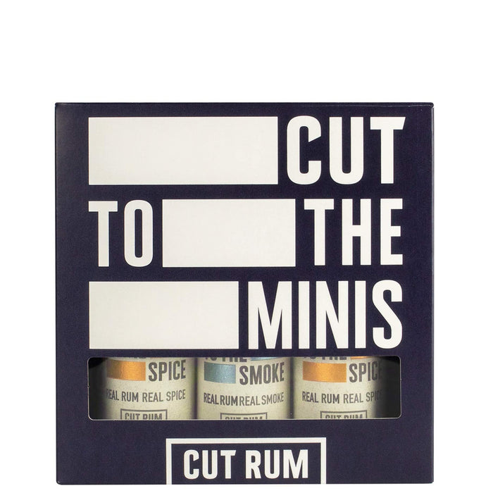 Cut Rum Miniature Trio Gift Set 3 x 5cl