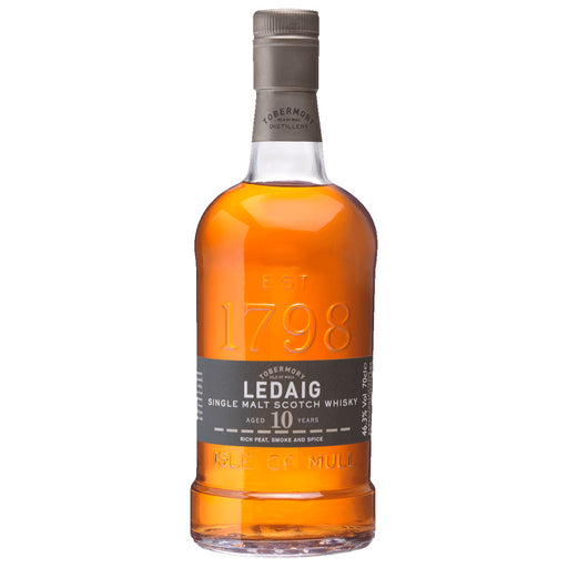 Tobermory Ledaig 10 Year Old Malt Scotch Whisky 70cl 46.3% ABV