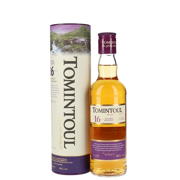 Tomintoul 16 Year Old Scotch Whisky 35cl 40% ABV