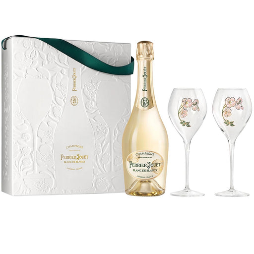 Perrier Jouet Blanc De Blancs Champagne Two Glass Gift Set