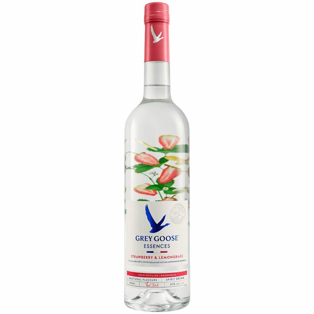 Grey Goose Essences Strawberry And Lemongrass Vodka With Natural Flavo –  Crown Wine and Spirits