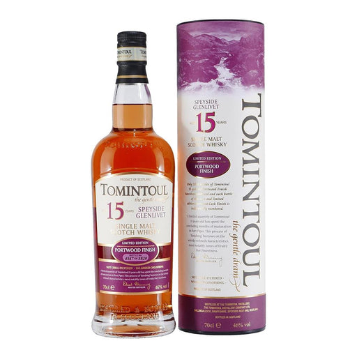 Tomintoul 15 Year Old Portwood Finish Scotch Whisky 70cl 46% ABV