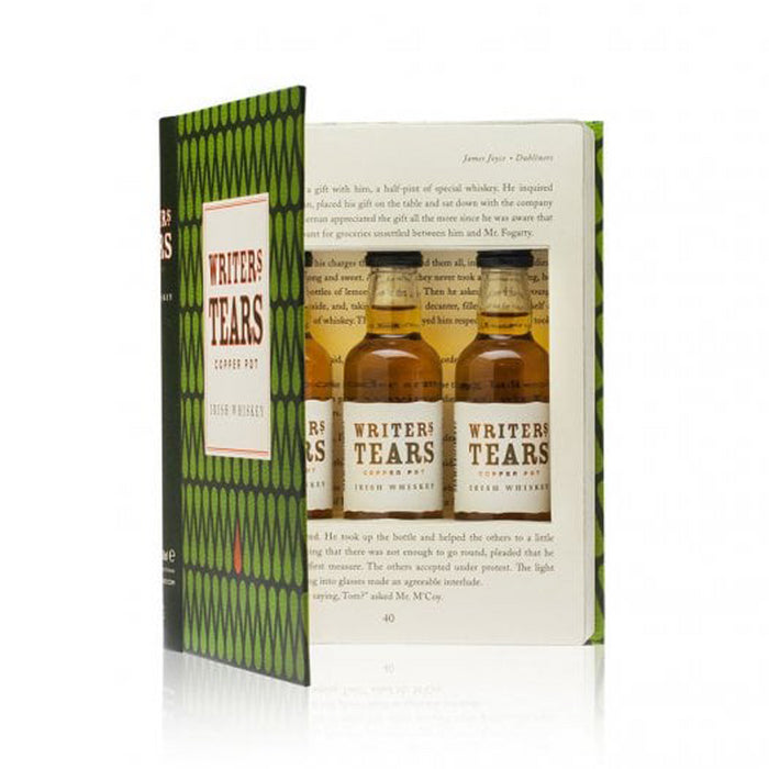 Writers Tears Irish Whiskey Miniature Gift Book Set 3x5cl 46% ABV