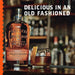 Bulleit Bourbon Advert With 'Delicious In An Old Fashioned' Written Across
