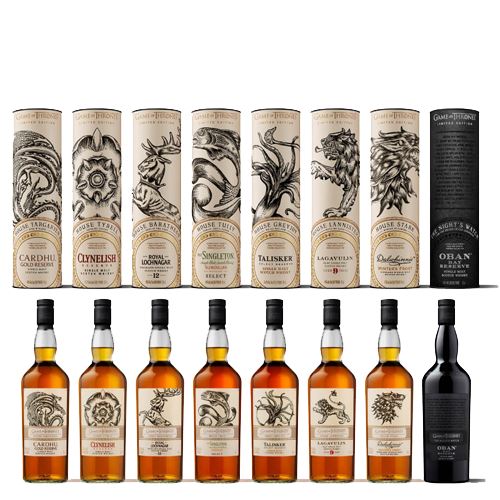 Game of Thrones Whisky Collection 8x70cl