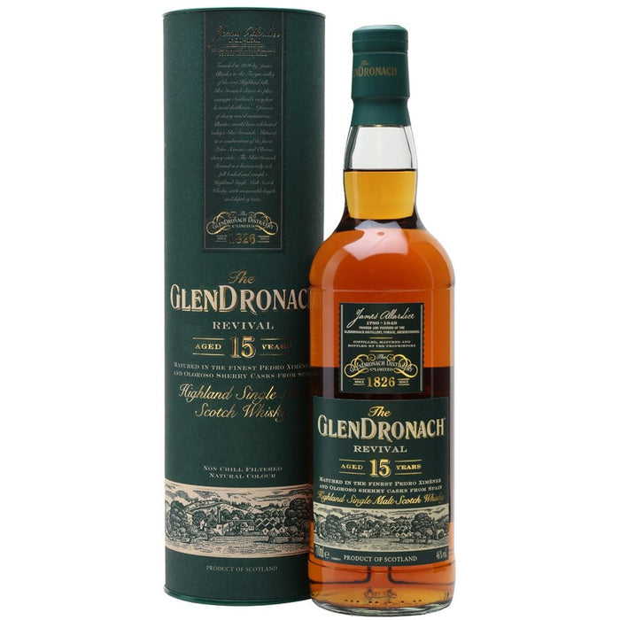 Glendronach 15 Year Old Revival Whisky 70cl 46% ABV
