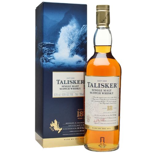 Talisker 18yo Single Malt Scotch Whisky  70cl 45.8% ABV