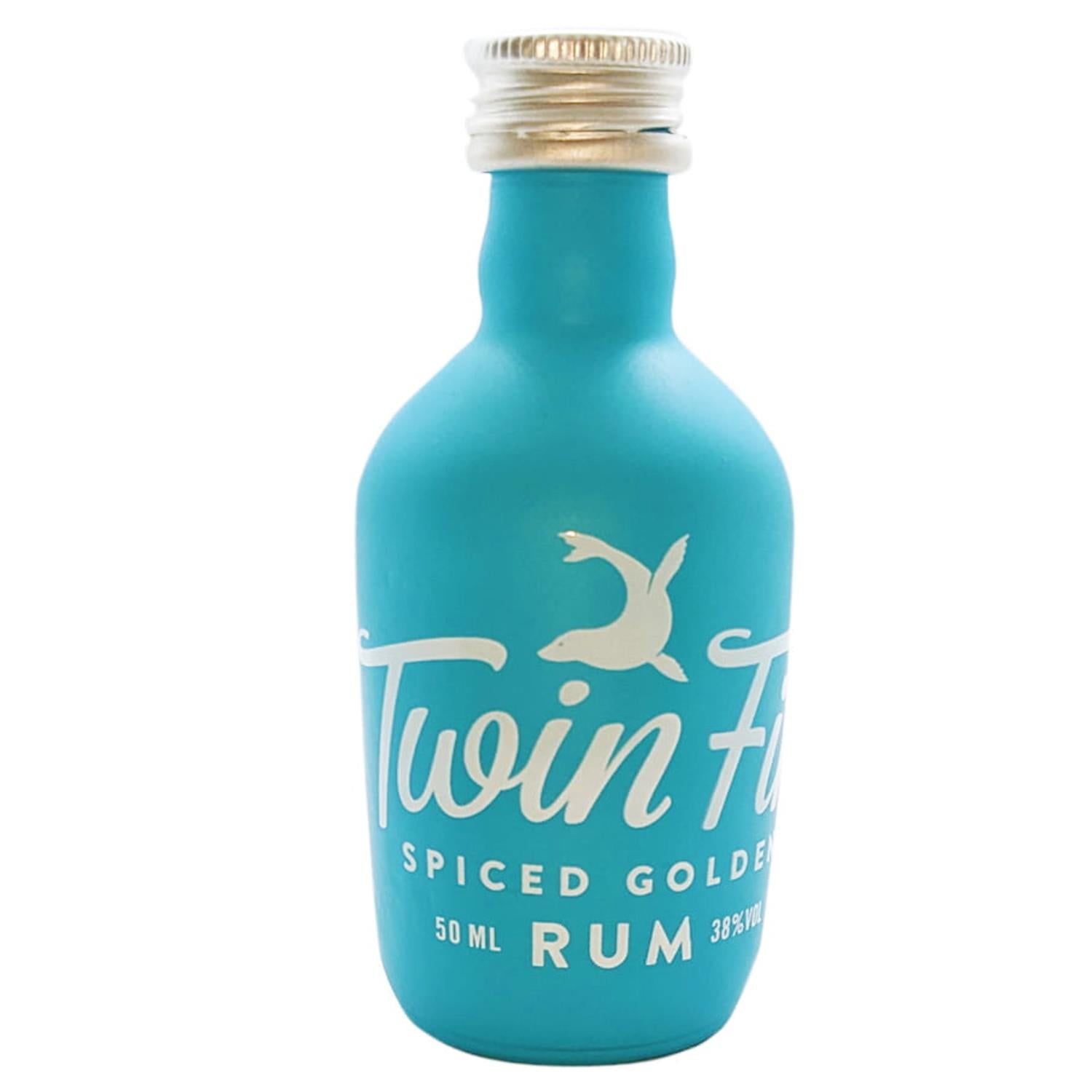 Twin Fin Spiced Golden Rum Miniature 5cl | Next Day Delivery | Secret ...