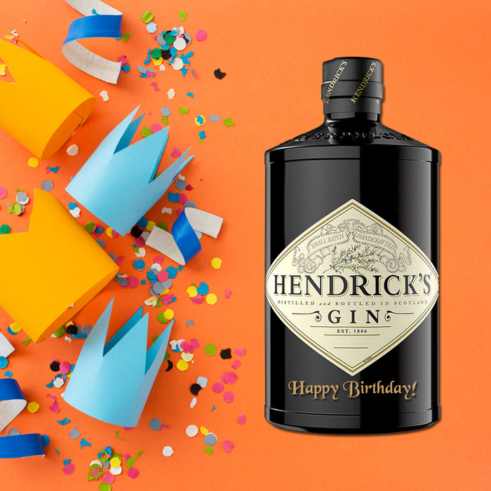 Hendricks Gin 70cl - Happy Birthday Engraved