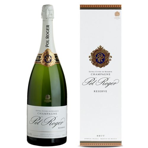 Pol Roger Brut Reserve NV Champagne Magnum 150cl Gift Box 12.5% ABV