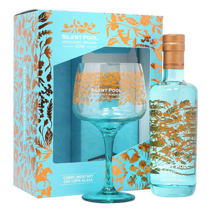 Silent Pool Gin With Branded Glass Gift Set 70cl 43% ABV