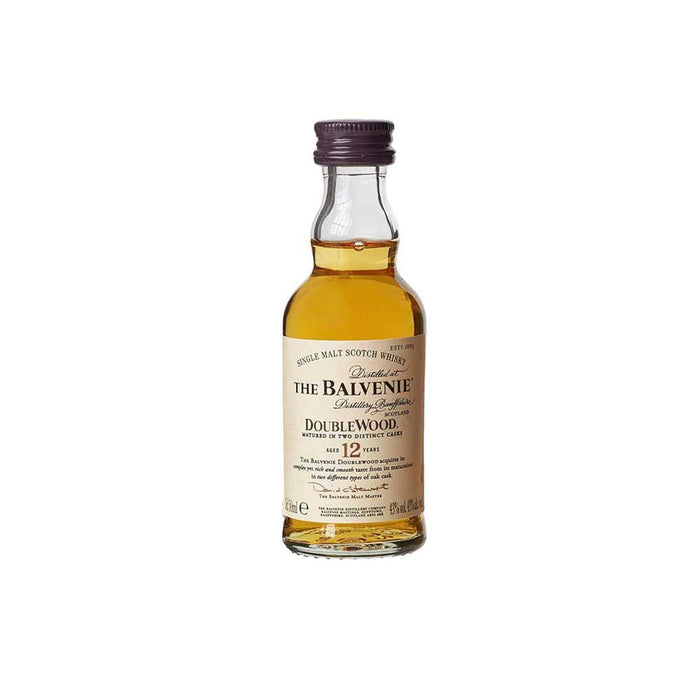 Balvenie 12 Year Old Doublewood Single Malt Whisky Miniature 5cl 43% ABV
