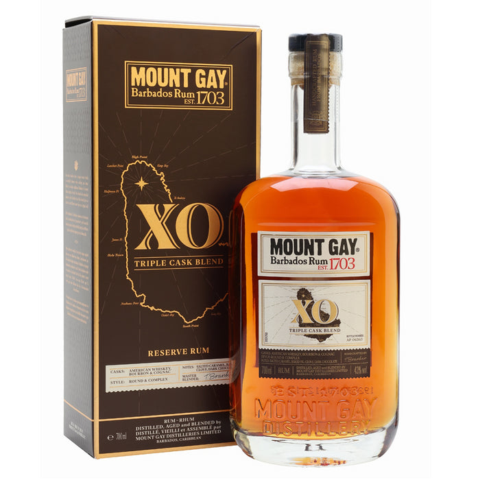 Mount Gay XO Triple Cask Blend Rum 70cl 43% ABV