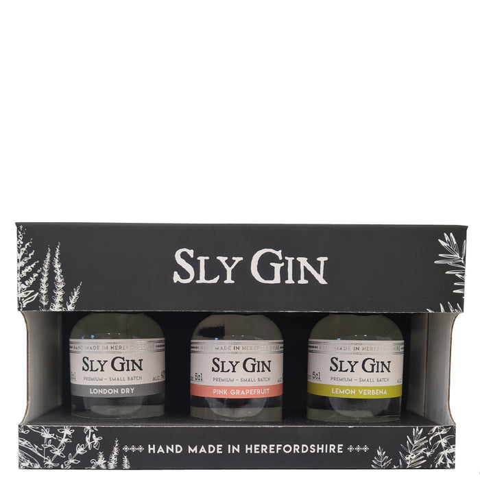 Sly Gin Miniature Gift Set 3 x 5cl 43% ABV