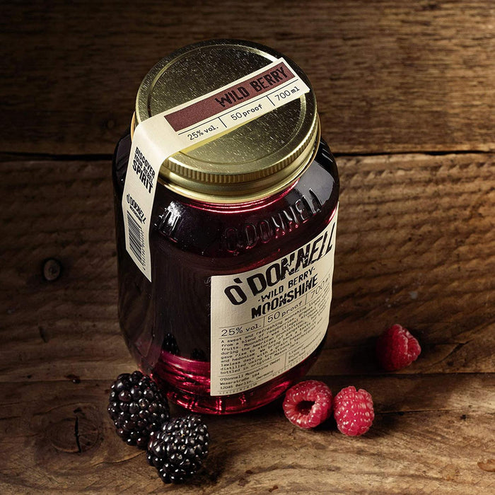 O'Donnell Moonshine Wild Berry With Pouring Lid 70cl