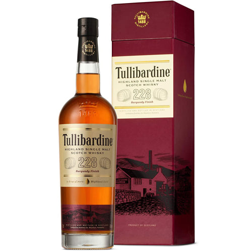 Tullibardine 228 Burgundy Cask Finish Whisky 70cl 43% ABV