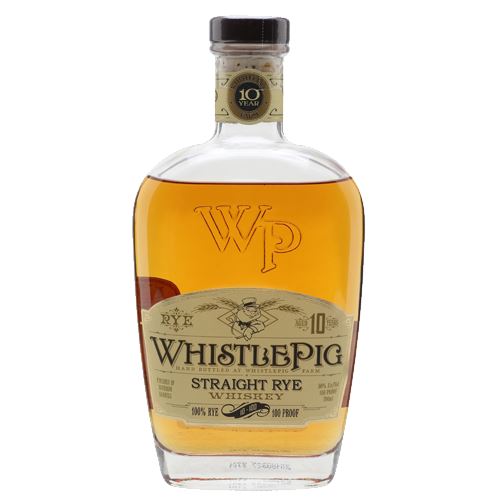 WhistlePig 10 Year Old Straight Rye Whiskey 70cl 50% ABV