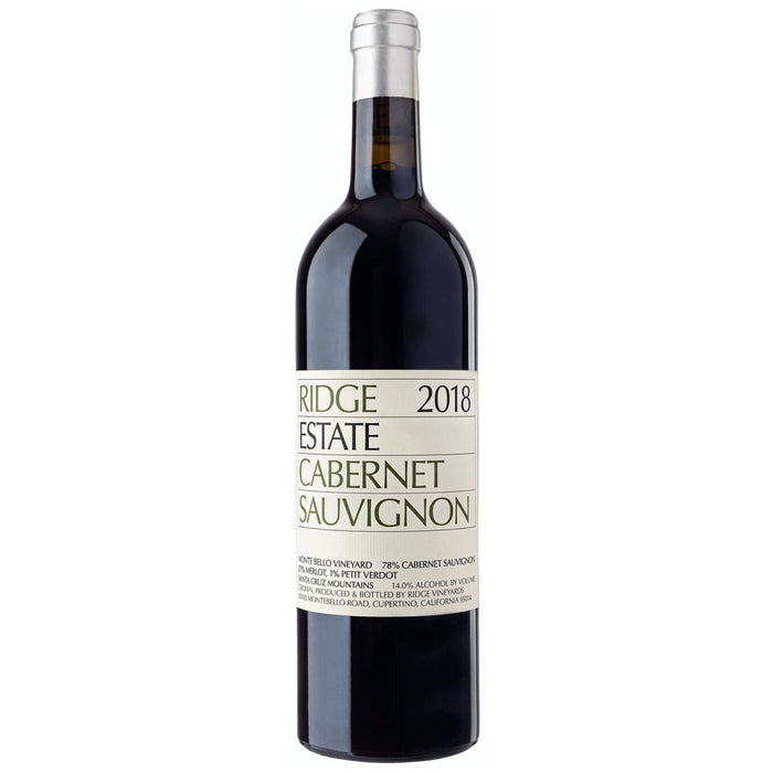 Ridge Vineyards Estate Cabernet Sauvignon 2018 14% ABV