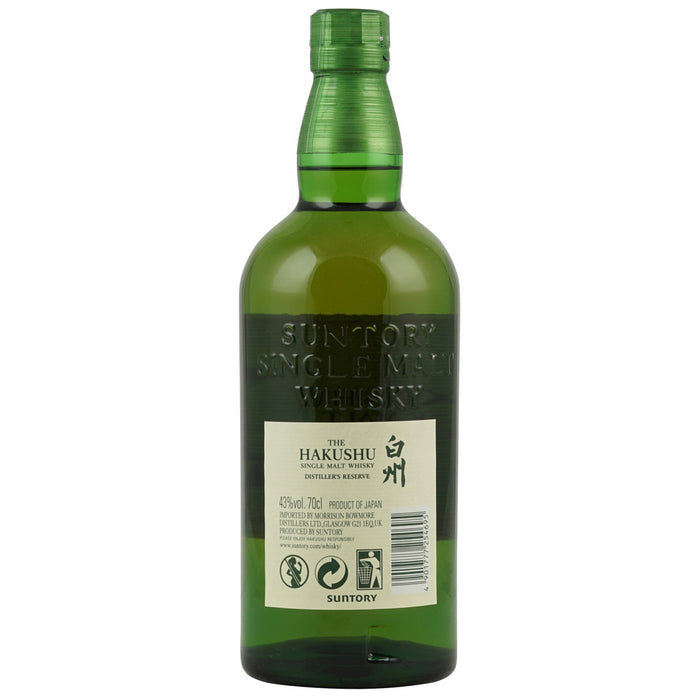 Suntory Hakushu Distillers Reserve Japanese Whisky 70cl 43% ABV