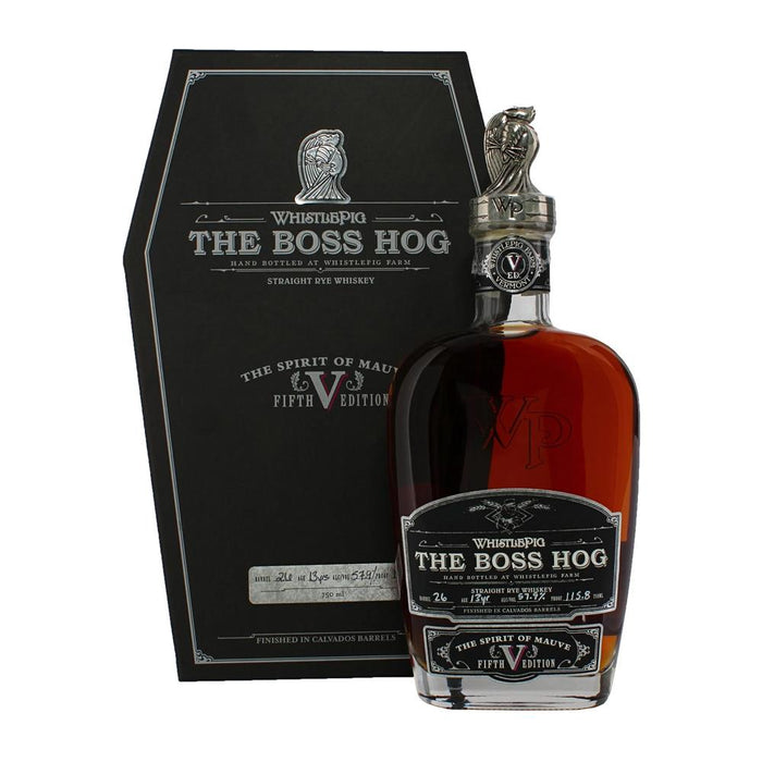 WhistlePig The Boss Hog 2018 Edition The Spirit of Mauve Straight Rye Whiskey 75cl 57.9% ABV