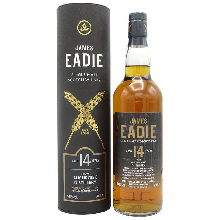 James Eadie Auchroisk 14 Year Old Oloroso Finish Whisky 70cl 56.1% ABV