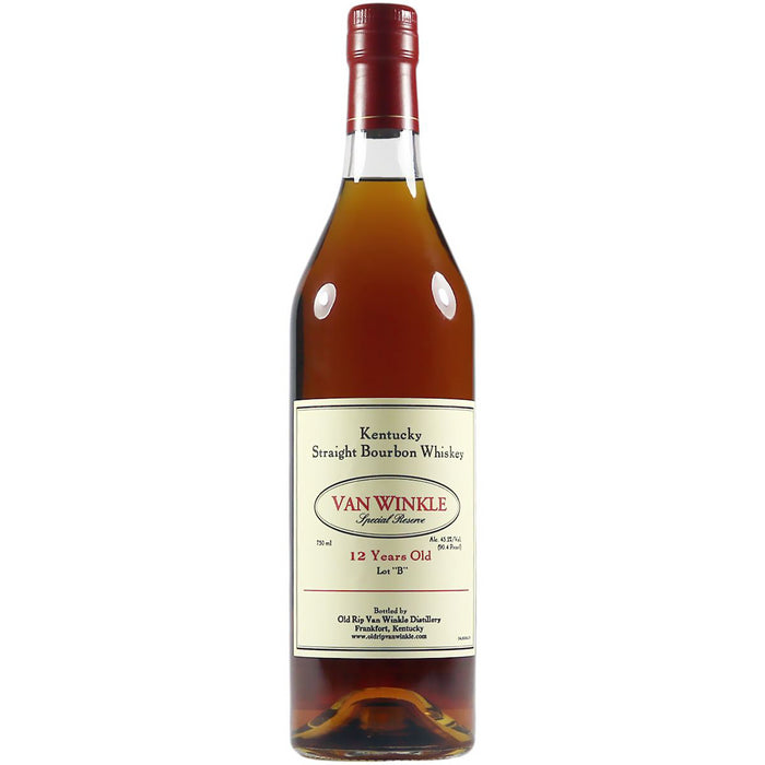Van Winkle 12 Year Old Special Reserve Lot "B" Bourbon 2020 Release 75cl 45.2% ABV
